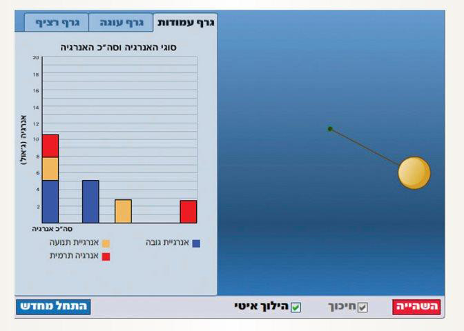 (בספר תמונת מסך של הדמיית מטוטלת בתנועה)